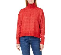 French Connection Women's KESSY Sweater, Warm RED, L
