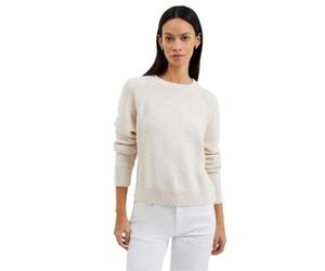 French Connection Women's Lilly Mozart Crew Neck Jumper Pullover Sweater, Oatmeal Mel, L