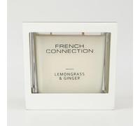 French Connection Wooden Collection Lemongrass & Ginger Candle 480g