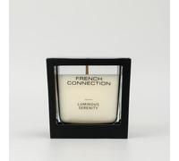 Luminous Serenity Candle with Black Wooden Surround Luxury Gift French Connection Black Medium