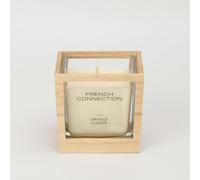 French Connection Wooden Collection Orange Ginger Candle 200g