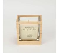 French Connection Wooden Collection Orange Ginger Candle 200g