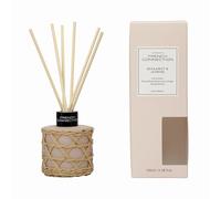 French Connection Woven Detail Reed Diffuser | Bergamot & Jasmine 100ml | 6 Reeds & Bamboo Weaving | 15% Fragrance Oil | Long-Lasting Home Fragrance | Luxury Aromatherapy Gift & Décor