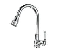 French Copper Kitchen Faucet Double Spray Modes Hot & Cold SplashProof Sink & Basin Mixer Durable and Stylish Design for Modern Kitchens