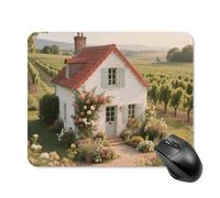 French Country Mouse Pad - Non-Slip Rubber Base Ultra-Thin Desk Mat Waterproof & Portable Mousepad for Gaming, Office, Design 20 * 25cm
