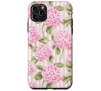 French Country Pink Hydrangea Floral Pattern Case for iPhone 11 Pro Max