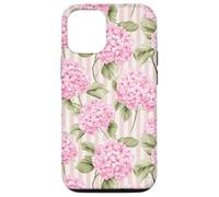 French Country Pink Hydrangea Floral Pattern Case for iPhone 12/12 Pro