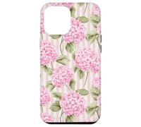 French Country Pink Hydrangea Floral Pattern Case for iPhone 12 Pro Max