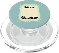 French Coworker Quitting Leaving Job Cats Signature PopSockets PopGrip for MagSafe