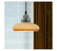 French Cream Style Antique Glass Personality Cafe Chaner Can Be Raised and Lowered Restaurant Retro Island Pendant Light