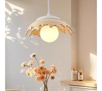 French Cream Style Broken Eggshell Led Pendant Lights Children Bedroom Bedside Dining Table Hanging Luminaires Home Deco Lamp,Hanging Light