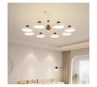 French Cream Style Living Room Chandelier Antique Modern Bedroom LED Pendant Light House Combination Lighting Fixture(RC Dimmable,B)