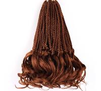 French Curl Braid 10 Inch Color 350 Crochet Extensions for Women Short Crocheted Box Braids (7 Packs)