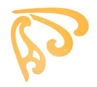 French Curve Ruler Set 3 Pieces Transparent Plastic Drafting Tools for Drawing Sewing Pattern Making Tailors Designers Students