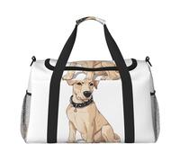 French Cute Bulldog Print Womens Sports Bags Travel Bag - Gym Tote Bag with Compartment,Duffel Bags for Men,Ladies Holdall,Carry On Weekend Travel Handbags for Women