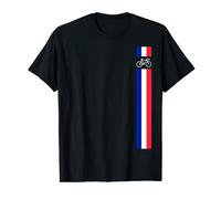 French Cyclist France bike Flag Cycling Bicycle Gift T-Shirt