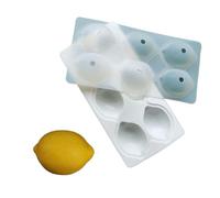 French Dessert 3D Lemon Silicone Mold - Multi-Use for Mousse Cake Brownie Pastry Professional Baking(Lemon)