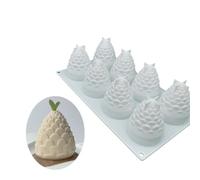 French Dessert 3D Lemon Silicone Mold - Multi-Use for Mousse Cake Brownie Pastry Professional Baking(Pineapple)