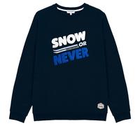French Disorder - Clyde Warmy Snow Or Never Navy - L - Sweatshirt