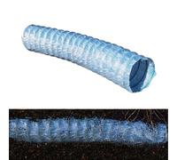 French Drain Pipe, Corrugated Perforated Drain Pipe for Groundwater Management - Commercial Expandable Tubular Drainage Pipe for Lawn, Garden, Hillside (Diameter 10cm, Length 3.0m)