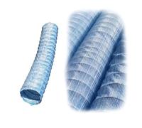 French Drain Pipe Perforated Drainage Pipes, Soft Infiltration Tubular Underground Drainage for Outside Driveway/Sidewalk, Steel Wire Reinforced Permeable Tube(8cm/3.1in,L95ft/29m)