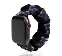 French Dulldog Cute Police Elastic Smartwatch Replacement Bands Compatible with IWatch Wristbands Strap 38mm/40mm