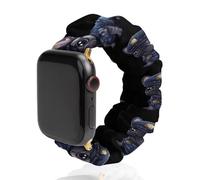 French Dulldog Cute Police Elastic Smartwatch Replacement Bands Compatible with IWatch Wristbands Strap 38mm/40mm