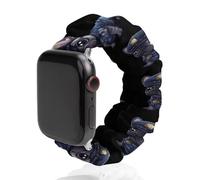 French Dulldog Cute Police Elastic Smartwatch Replacement Bands Compatible with IWatch Wristbands Strap 38mm/40mm