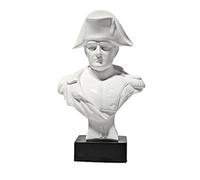 French Emperor Napoleon Bonaparte Marble Bust Statue Sculpture White 13 cm