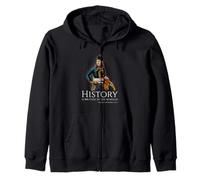 French Emperor Napoleon Bonaparte Quote On History Zip Hoodie