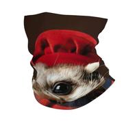 French Fashion Model Ferrets Print Headband Neck Gaiter Head Wrap Headwear
