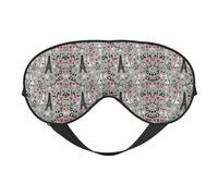 French Fashion Model Ferrets Printing All-Occasion Comfort Cover, Blocks Light Eye Mask, Ideal for Camping,Shifts,Blocks Light Well