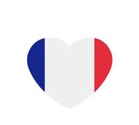 French flag Car air freshener, four-pack, suitable for car interiors, trucks, and SUVs.
