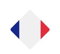 French flag Car air freshener, four-pack, suitable for car interiors, trucks, and SUVs.