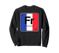 French flag chemical element Francium chemistry science cool Sweatshirt