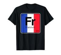 French Flag Chemical Element Francium Chemistry Science Cool Value Graphic T-Shirt