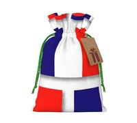 French Flag Christmas Bag Gifts Happy Halloween Snacks Hamper Drawstring Wedding Favor Packaging Party
