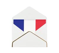 French Flag Greetings Romantic Card With Envelopes, Send To A Close Friend,Phnom Penh Pearl Paper Greeting Card