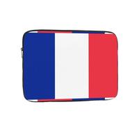 French Flag Laptop Sleeve Case 10 Inch Suitable for Notebook Computer Tablet Traveling Carrying Simple Case