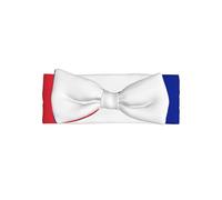 French flag Print Baby Girl Headbands, Soft, Stretchy, Cute Infant Bows Hair Accessory for 0-6 Months