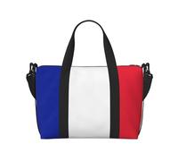 French Flag Print Carry On Overnight Bag,Travel Duffel Bag,Personal Item Bag,for Travel, Gym Sports Weekender