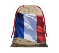 French Flag Print Comfortable Gift Lightweight Bag Easy Clean Storage Bags Reusable Multipurpose Use