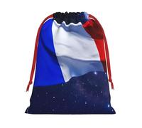 French Flag Print Comfortable Gift Lightweight Bag Easy Clean Storage Bags Reusable Multipurpose Use