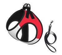 French Flag Print Dog Harness,Pet Leash Vest,Adjustable And Reflective Vest,For Small To Medium Dogs