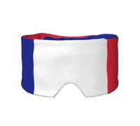 French Flag Print Eye and Ear Muffs Blackout Sleeping Noise Blocking Ear for Adults Kids Men Women