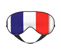 French Flag Print Eye Mask,Silk-Like Sleep Mask,Night Sleeping Mask for Men Women,for Sleep Relaxation