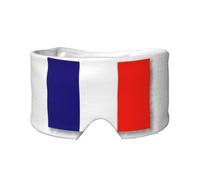 French Flag Print Eye Shade Cover for Nap Travel Yoga,Eye Cover Blindfold Travel Office Nap Airplane