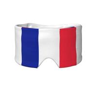 French Flag Print Eye Shade Cover for Nap Travel Yoga,Eye Cover Blindfold Travel Office Nap Airplane