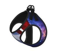 French Flag Print Harness Leash Set For Cat Dog, Reflective Adjustable Escape-Proof Vest Lead With Soft Breathable Mesh, For Small Pets And Kitten Puppy