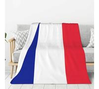 French flag Print Lightweight Warm Blanket Soft Thick Blankets Bedroom Camping Living Room Traveling